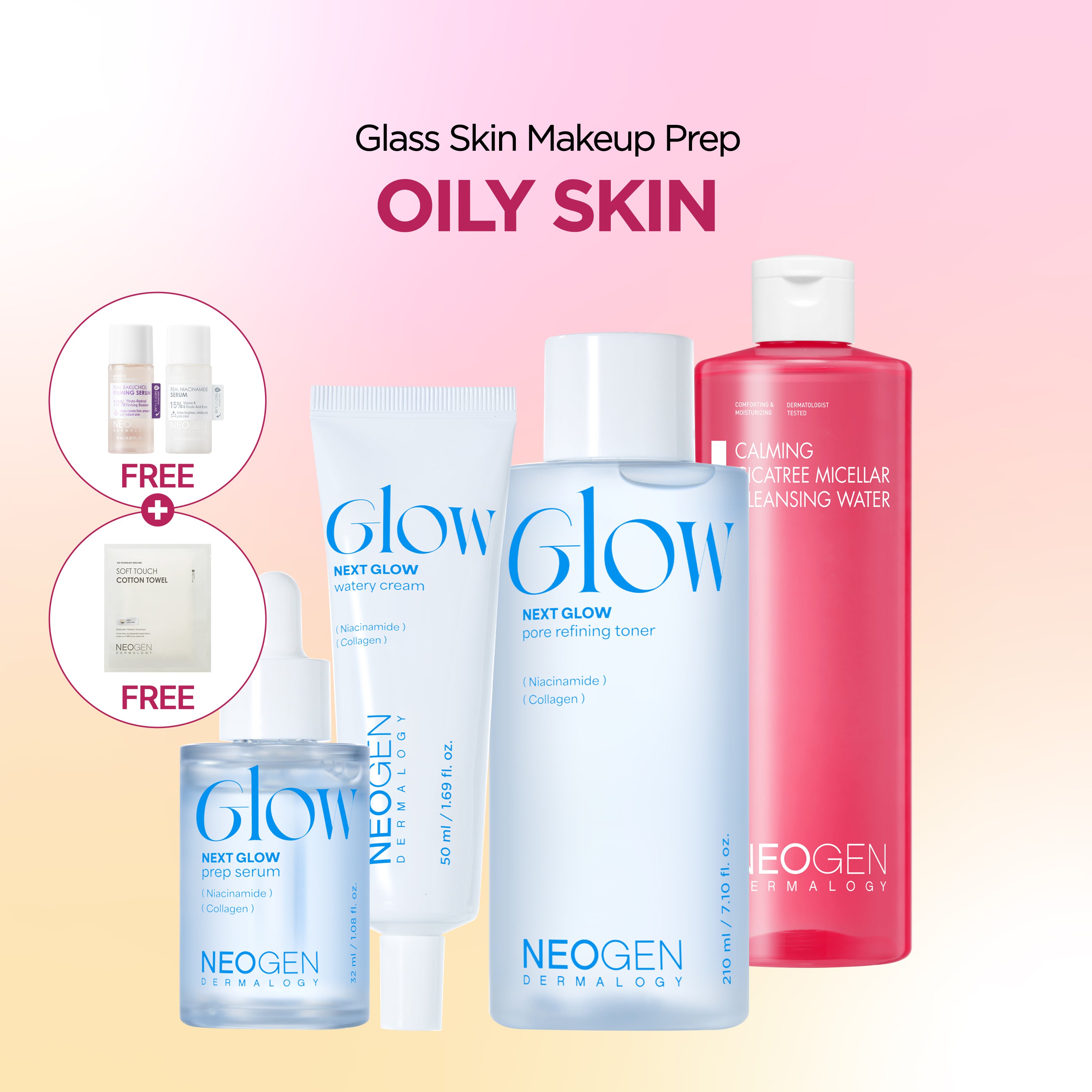 Glass Skin Makeup Prep - Oily Skin