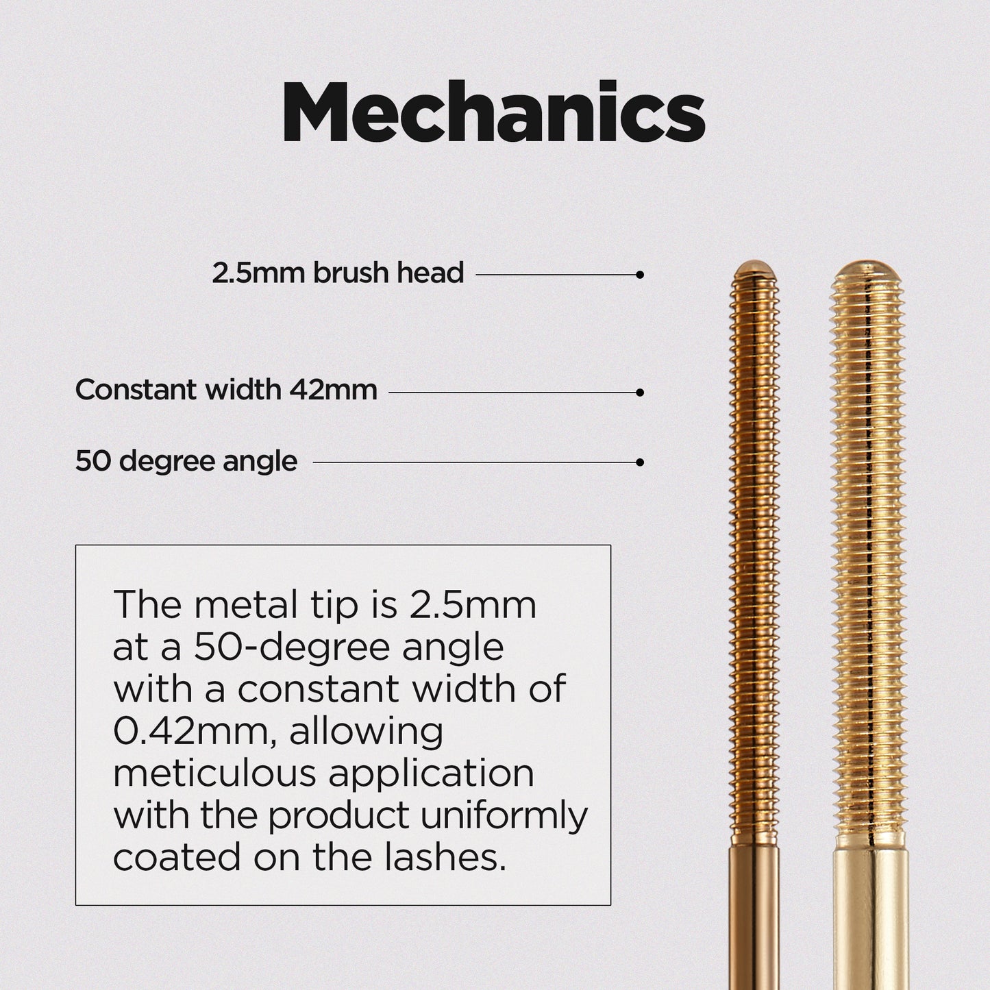Extra Slim Metal Maxicara Black - 6ml