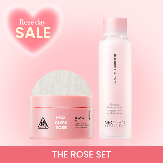Hyal Glow Rose Essence + Rose Essence Pad (SALE)