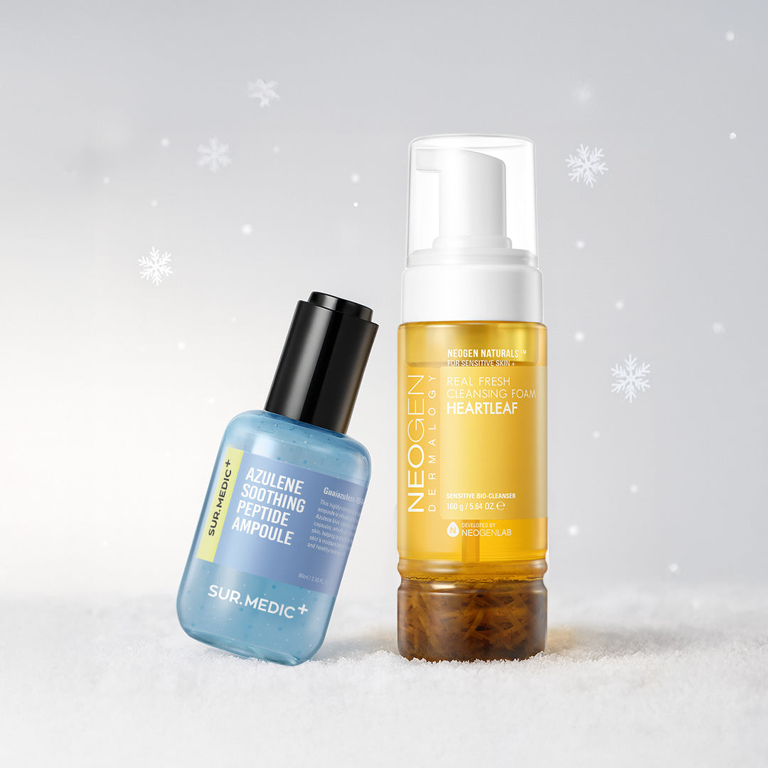 [Value Set] CALMING : Sur.medic Azulene Soothing Peptide Ampoule + Neogen Dermalogy Real Fresh Foam Heartleaf