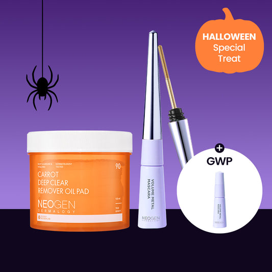 [HALLOWEEN SPECIAL] Volume Metal Mascara+ Carrot Pads with FREE refill