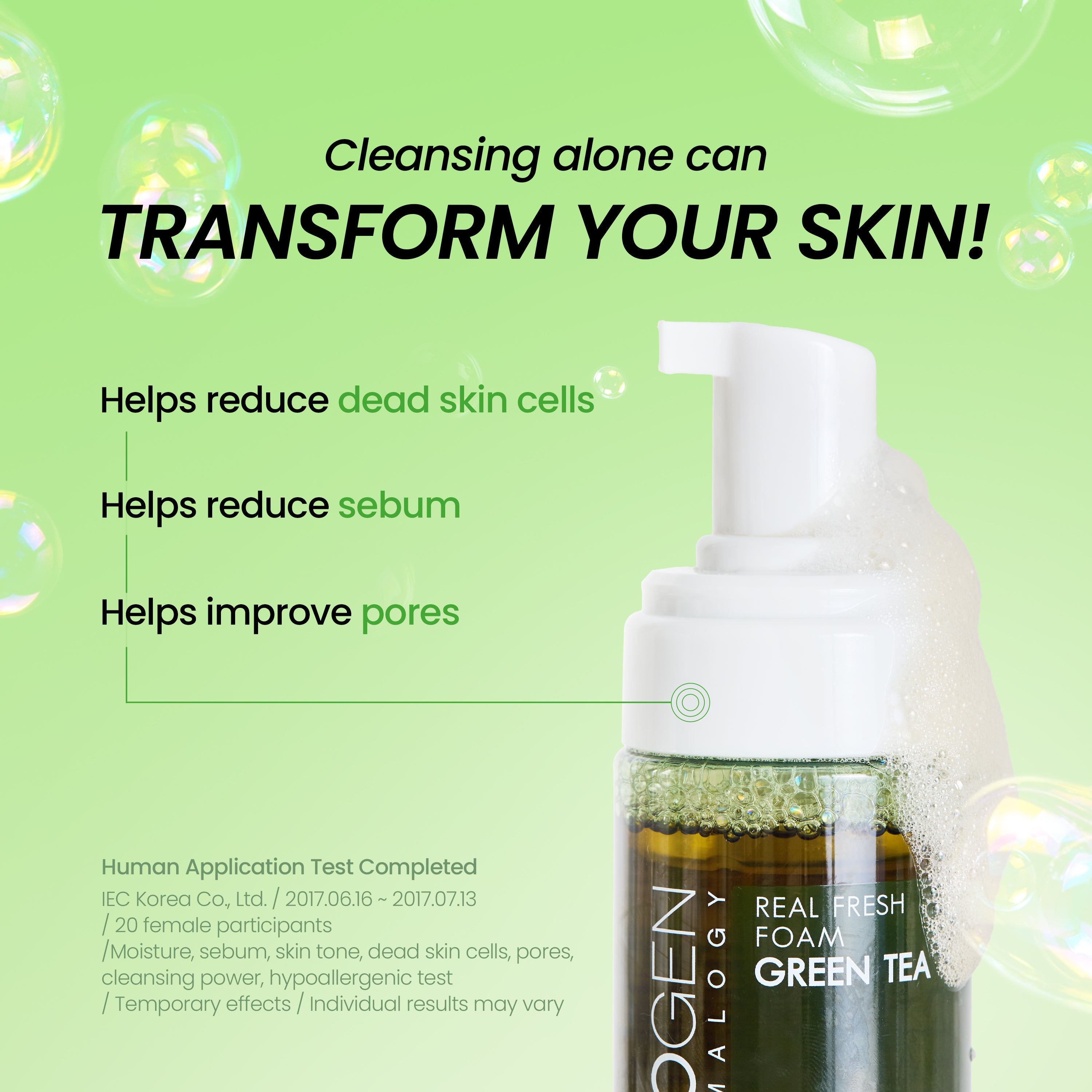 Real Fresh Foam Cleanser Green Tea