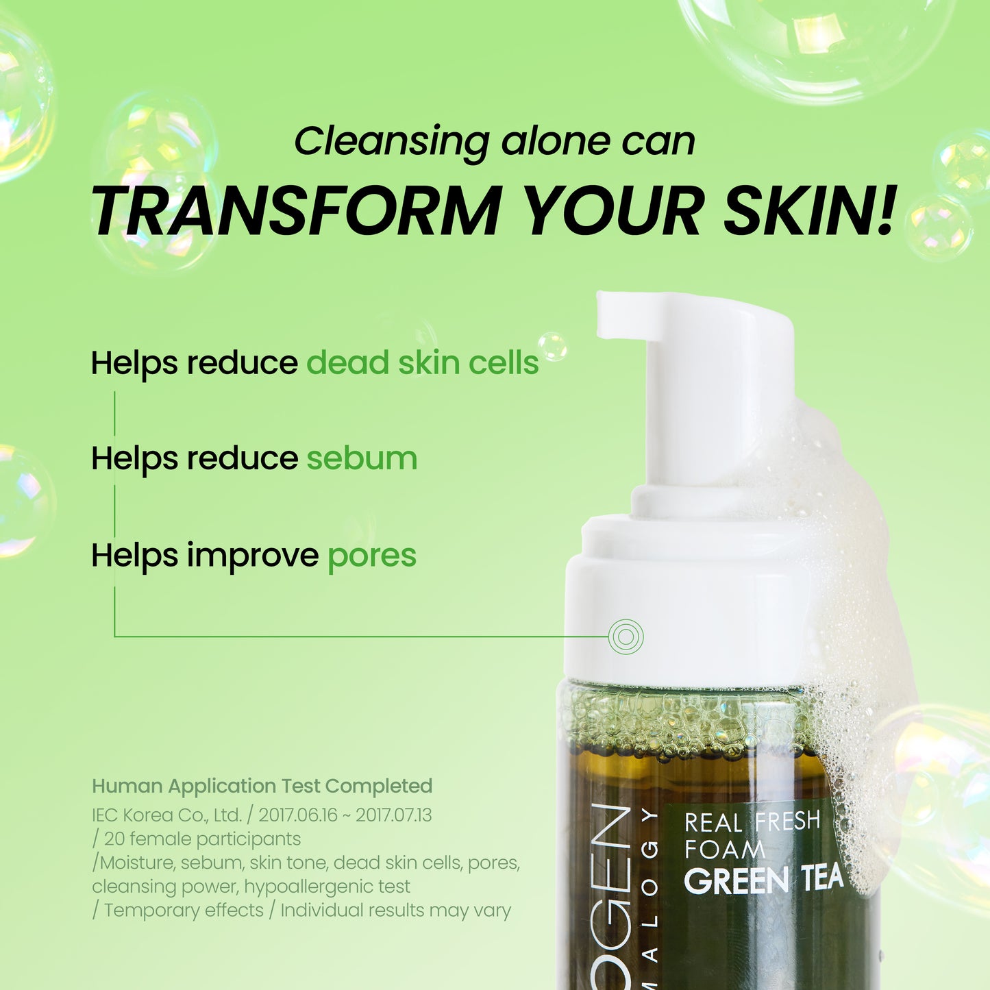 Real Fresh Foam Cleanser Green Tea