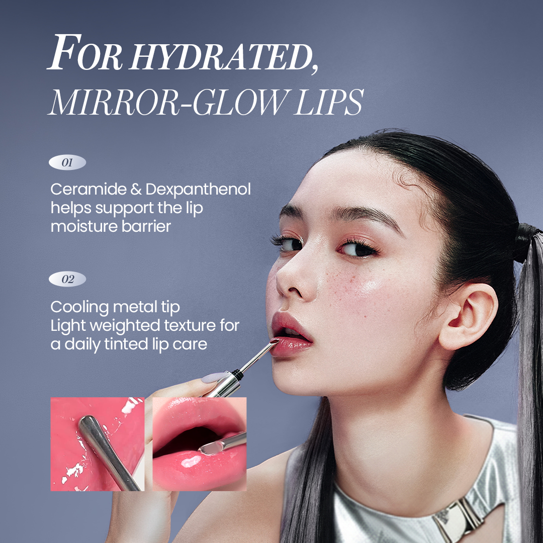 (LAUNCHING SALE) Metal Glow Lip Tint Serum 0.16 oz (4.6g) 20% OFF + FREE SHIPPING