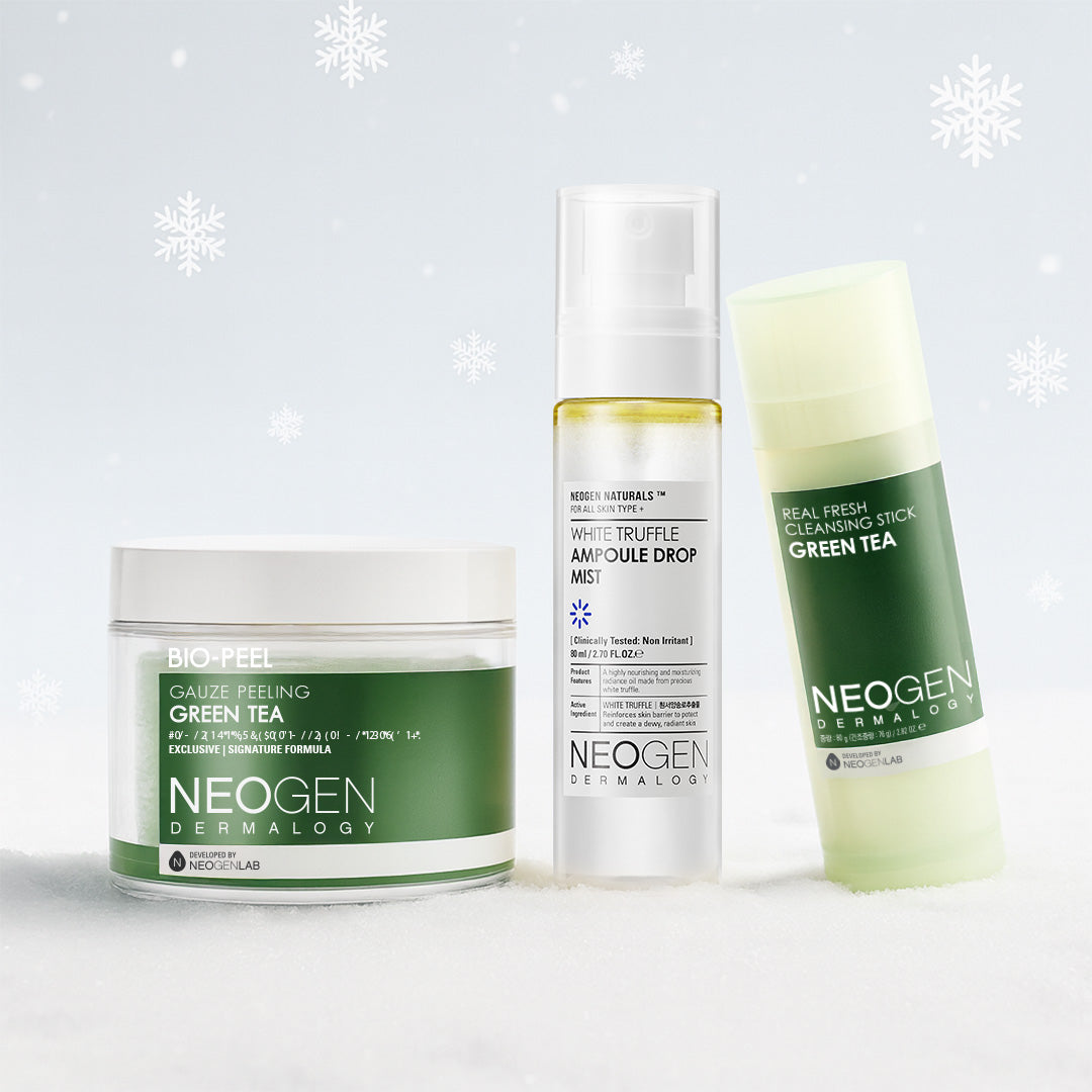 [Value Set] FRESH : Real Fresh Cleansing Stick Green Tea + White Truffle Ampoule Drop Mist  + Bio-Peel Gauze Peeling Green Tea