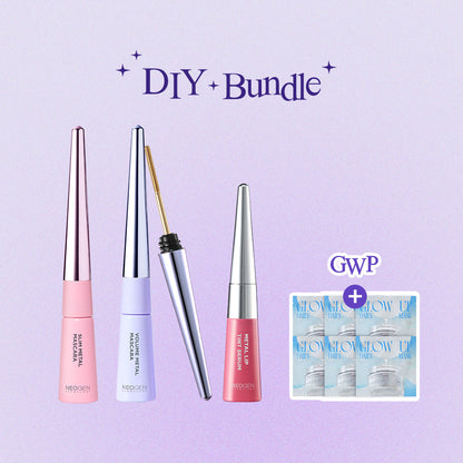 CREATE YOUR METAL LOOK — Volume + Slim Metal Mascara + Mellow Berry