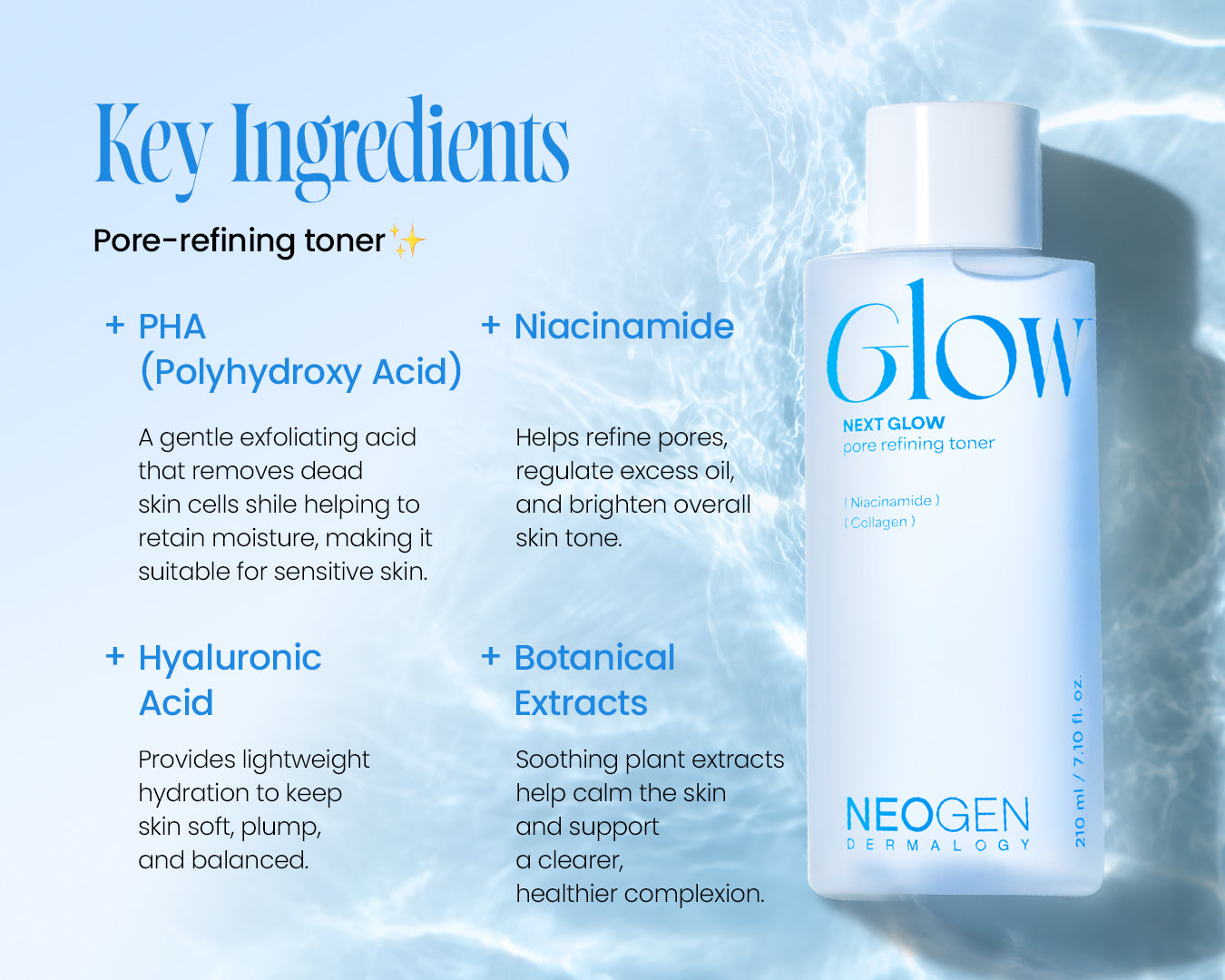 Next Glow Pore Refining Toner (210 ml) NEOGENLAB US Next Glow Pore Refining Toner (210 ml) NEOGENLAB US