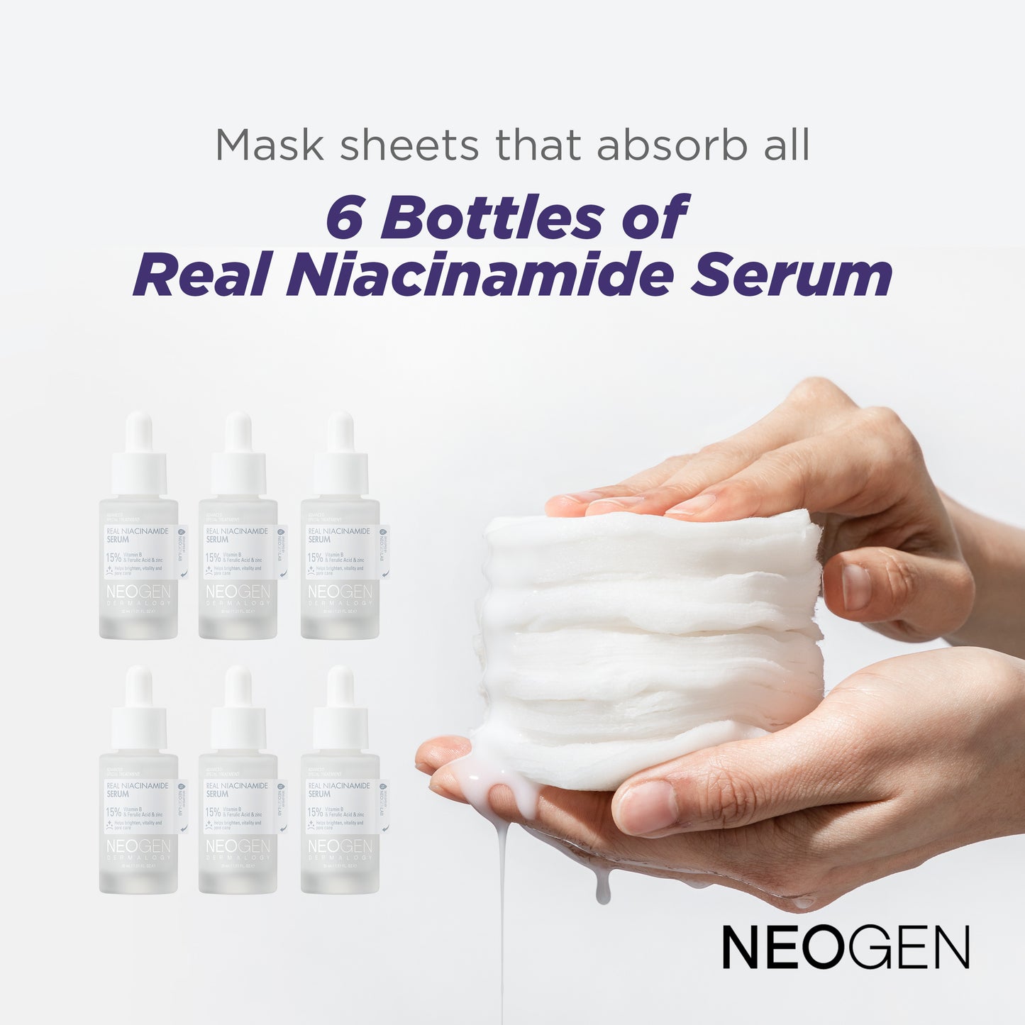 [SHUYA X NEOGEN] NEOGEN DERMALOGY REAL NIACINAMIDE GLOW UP DAILY MASK