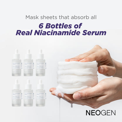 REAL NIACINAMIDE GLOW UP DAILY MASK(180ml,40EA)