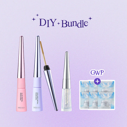 CREATE YOUR METAL LOOK — Volume + Slim Metal Mascara + Milky Way