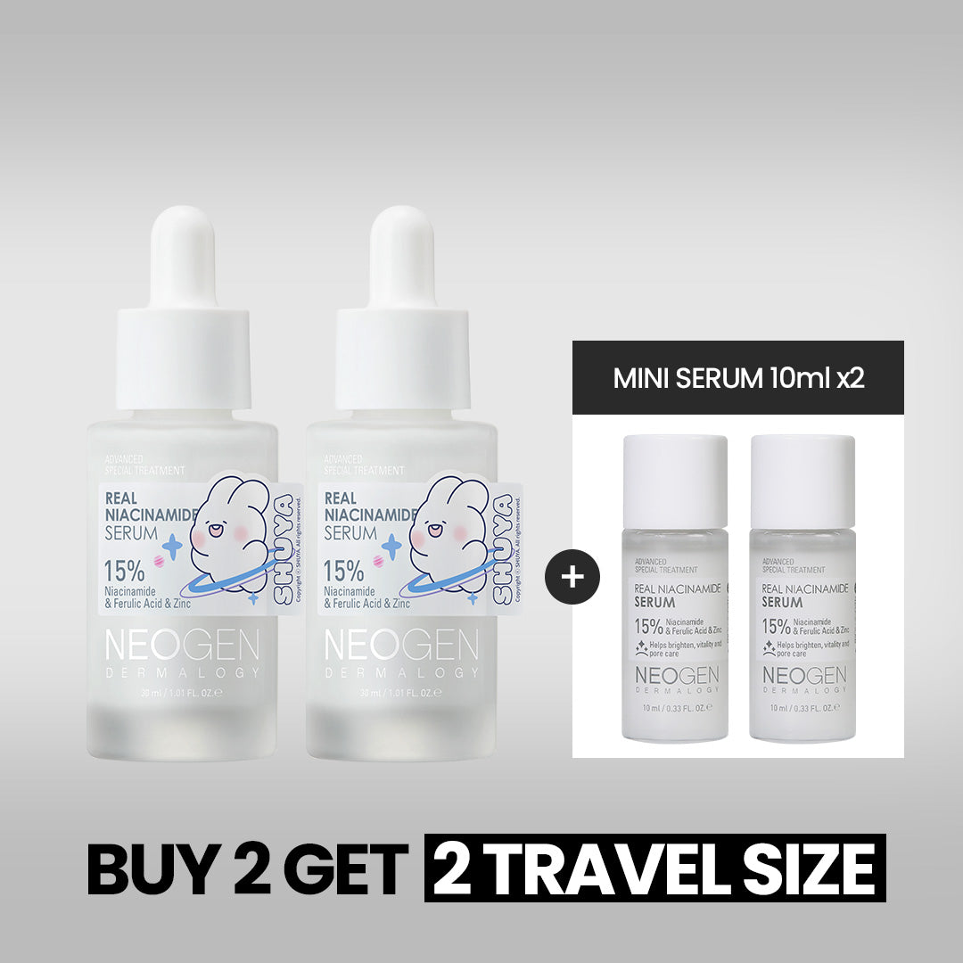 [SHUYA X NEOGEN] Real Niacinamide 15% Serum (Buy 2 get 2 mini serum)