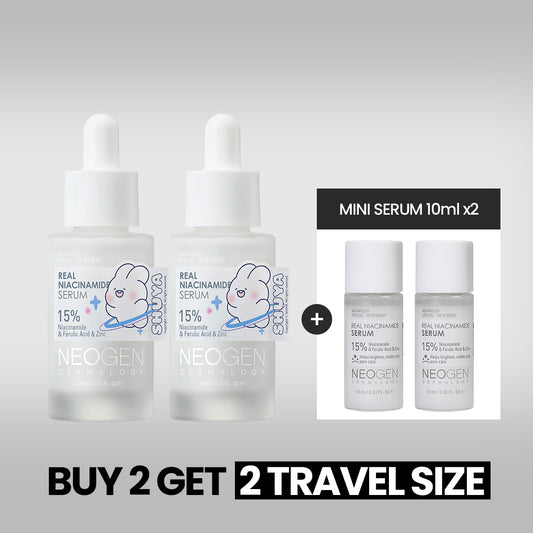 [SHUYA X NEOGEN] Real Niacinamide 15% Serum (Buy 2 get 2 mini serum)