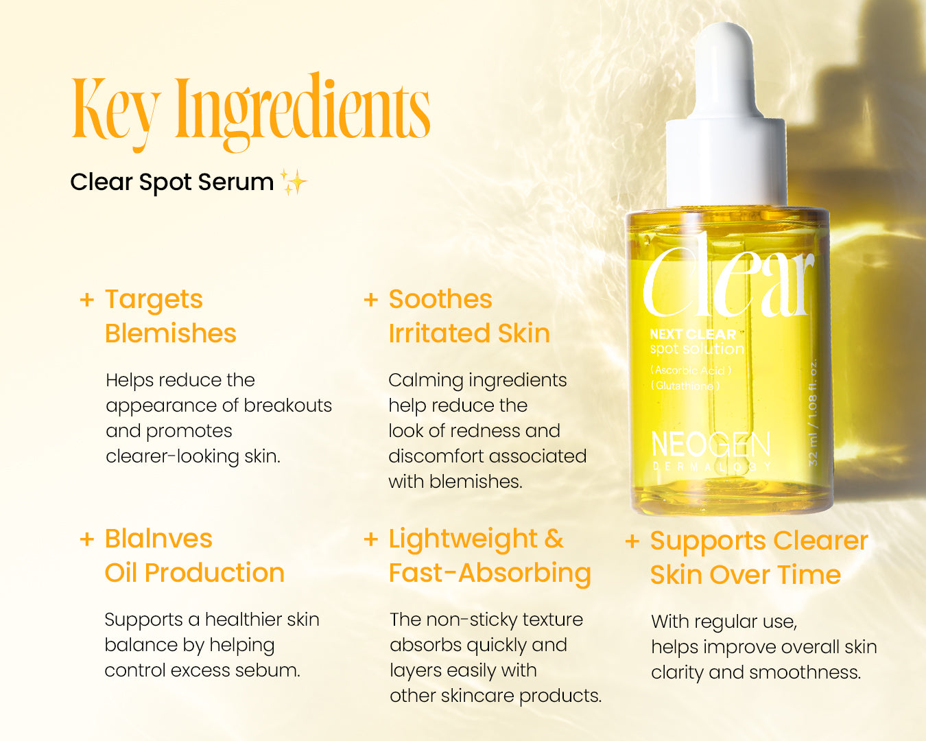 Next Clear Spot Solution (32ml)