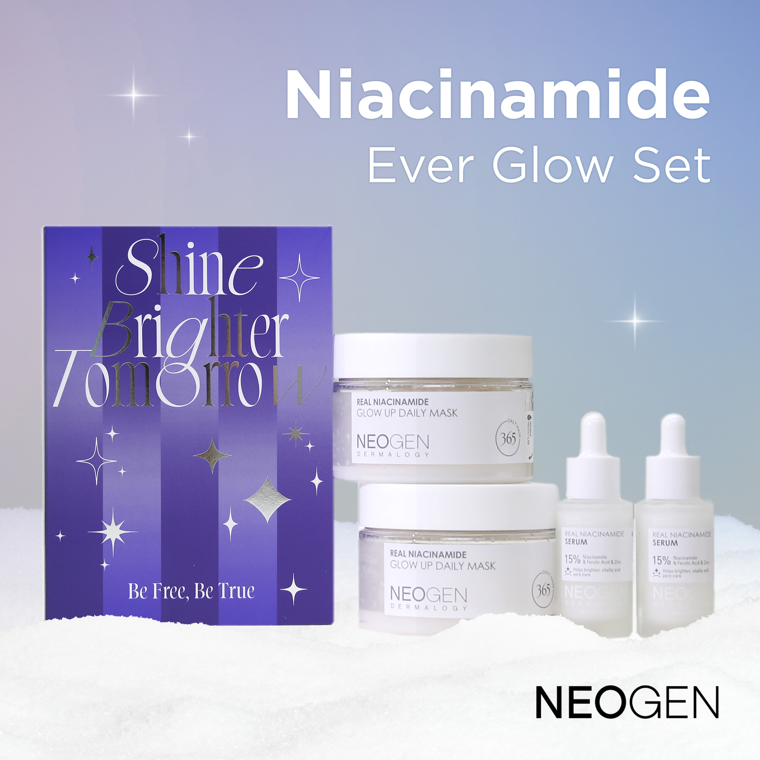 NIACINAMIDE SET (GLOW UP MASK, SERUM)