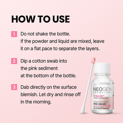 A-Clear Aid Soothing Pink Eraser