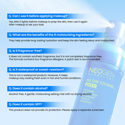 NEOGEN DERMALOGY ALL DAY LOCKING FIXER 80ml