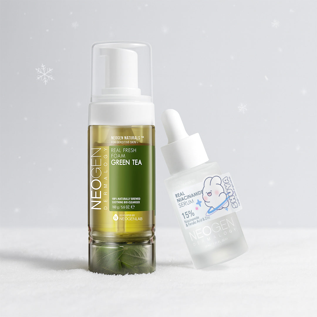 [Value Set] Shuya Toya Niacinamide Glow Up Daily Mask x Best seller (Real Fresh Foam Cleanser Green Tea)
