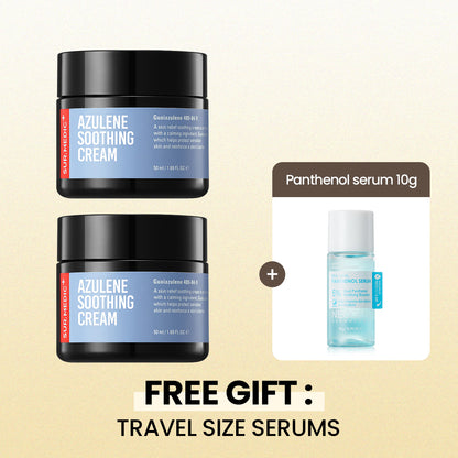 Azulene Soothing Cream (50ml) Buy 2 get free serum travel size