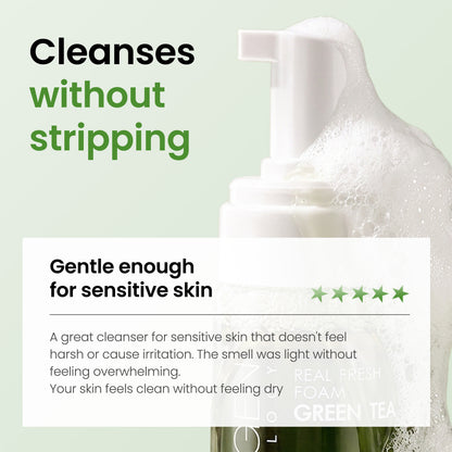 Real Fresh Foam Cleanser Green Tea