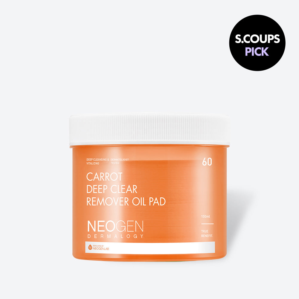 NEOGEN DERMALOGY Carrot Deep Clear Oil Pad 150ml (60 Pads)