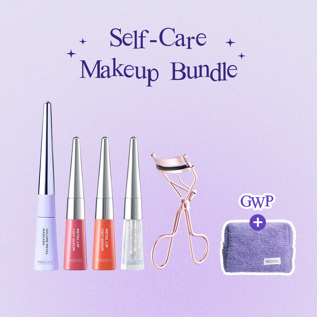 ALL METAL: MASCARA+LIP TINT SERUM(3COLORS) + NEOGEN METAL LASH CURLER