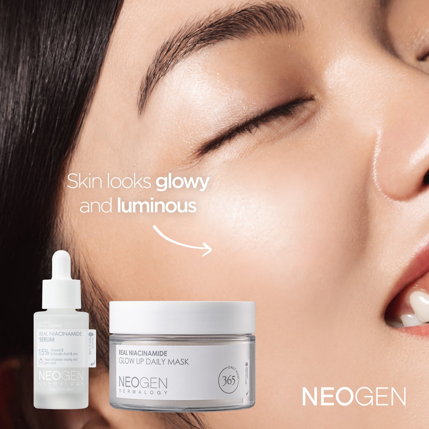 [Value set] Real Niacinamide 15% Serum + REAL Niacinamide Glow Up Daily Mask