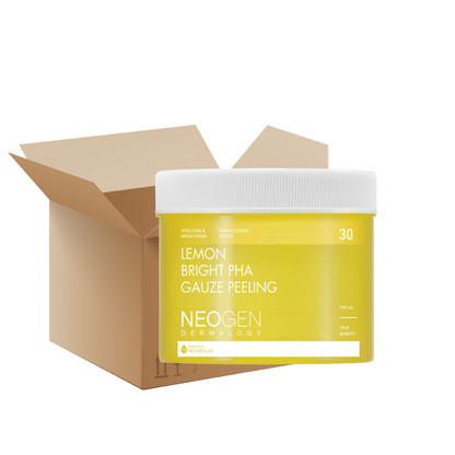 [1BOX / 24ea] NEOGEN DERMALOGY Lemon Bright Pha Gauze Peeling 190ml (30 Pads)