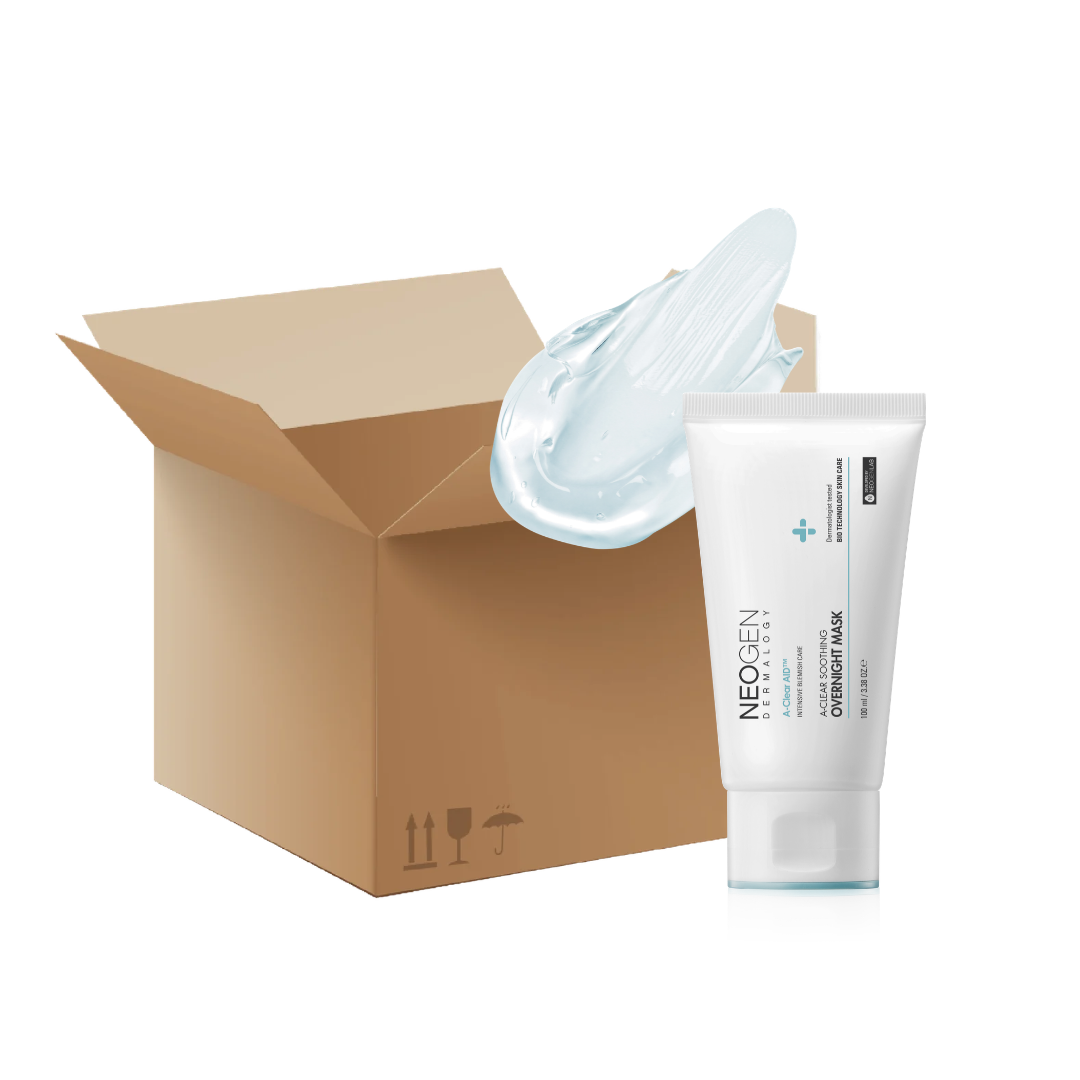 [1BOX / 40ea] NEOGEN DERMALOGY A-Clear Aid Soothing Overnight Mask 3.38 oz / 100ml