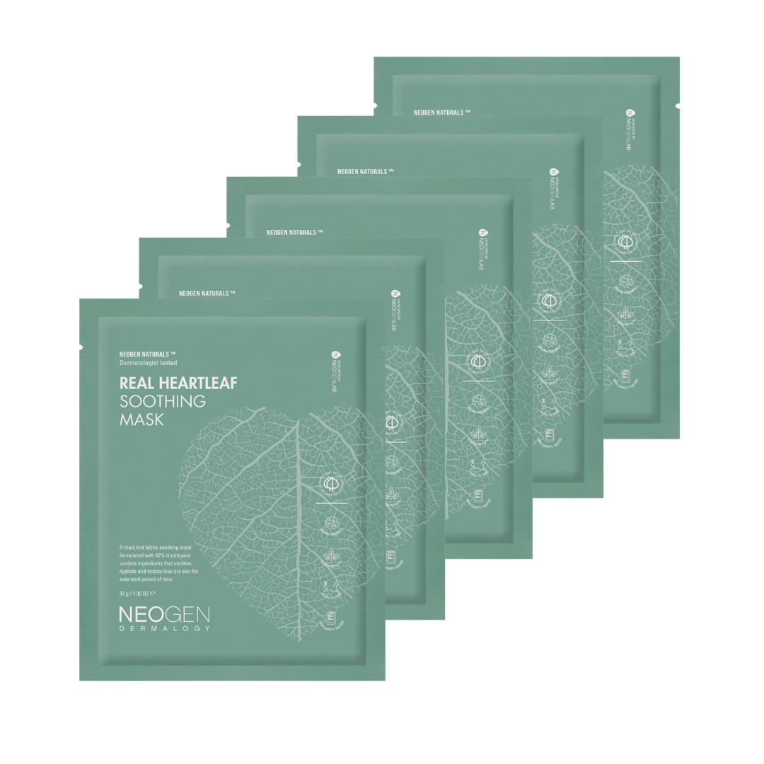 Real Heartleaf Soothing Mask (5 sheets)