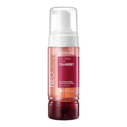 [1BOX / 48ea] NEOGEN DERMALOGY Real Fresh Foam Cleanser Cranberry 5.6 oz / 160g