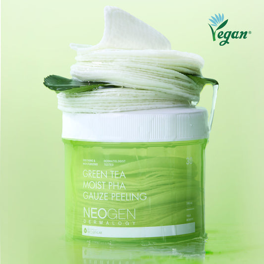 Green Tea Moist Pha Gauze Peeling 190ml (30 Pads) BUY MORE SAVE MORE