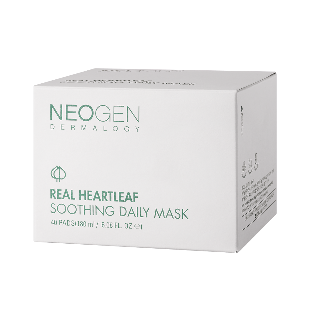 REAL HEARTLEAF SOOTHING DAILY MASK (40 PADS) 20% OFF
