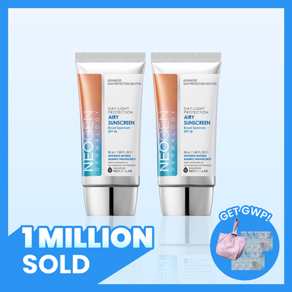 2 Day-Light Protection Airy Sunscreen Get Free Eco Bag and 6 niacinamide pads