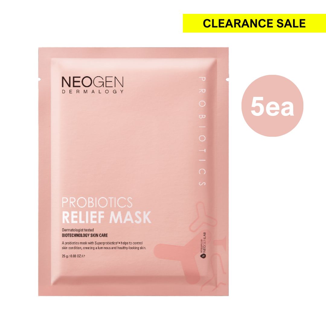 (CLEARANCE) NEOGEN DERMALOGY Probiotics Relief Mask (5 Sheets)