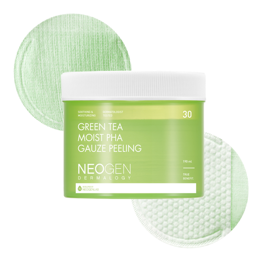 Green Tea Moist Pha Gauze Peeling 190ml (30 Pads)