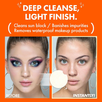 [Value Set] Extra Volume Curl Metal Mascara Black + Carrot Deep Clear Oil Pad