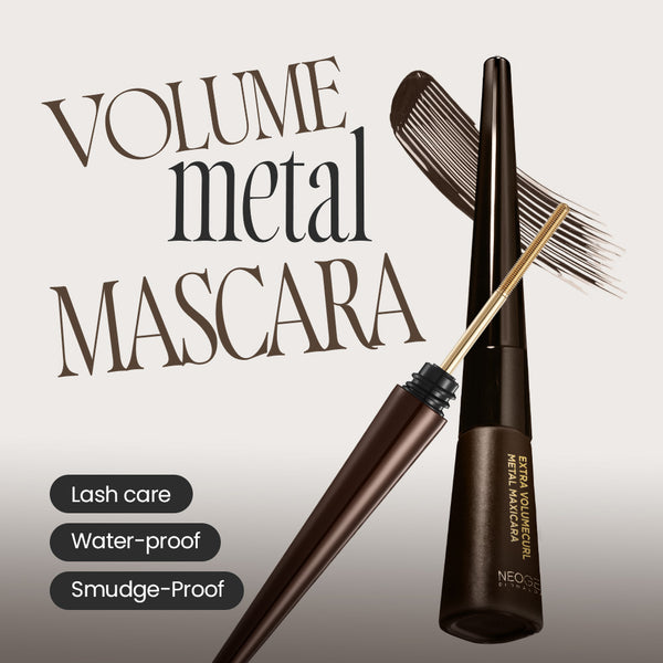 Extra Volume Curl Metal Mascara - Brown