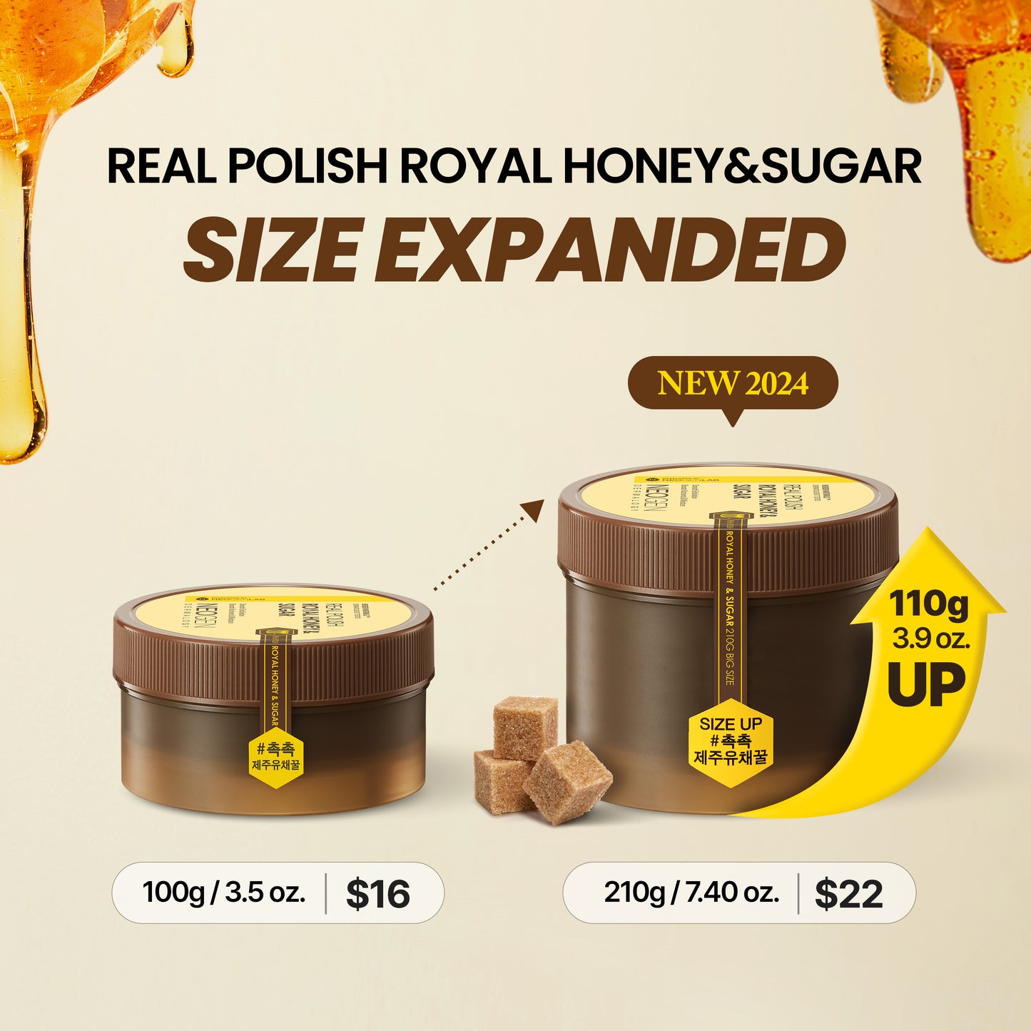 Real Polish Royal Honey & Sugar (210g)