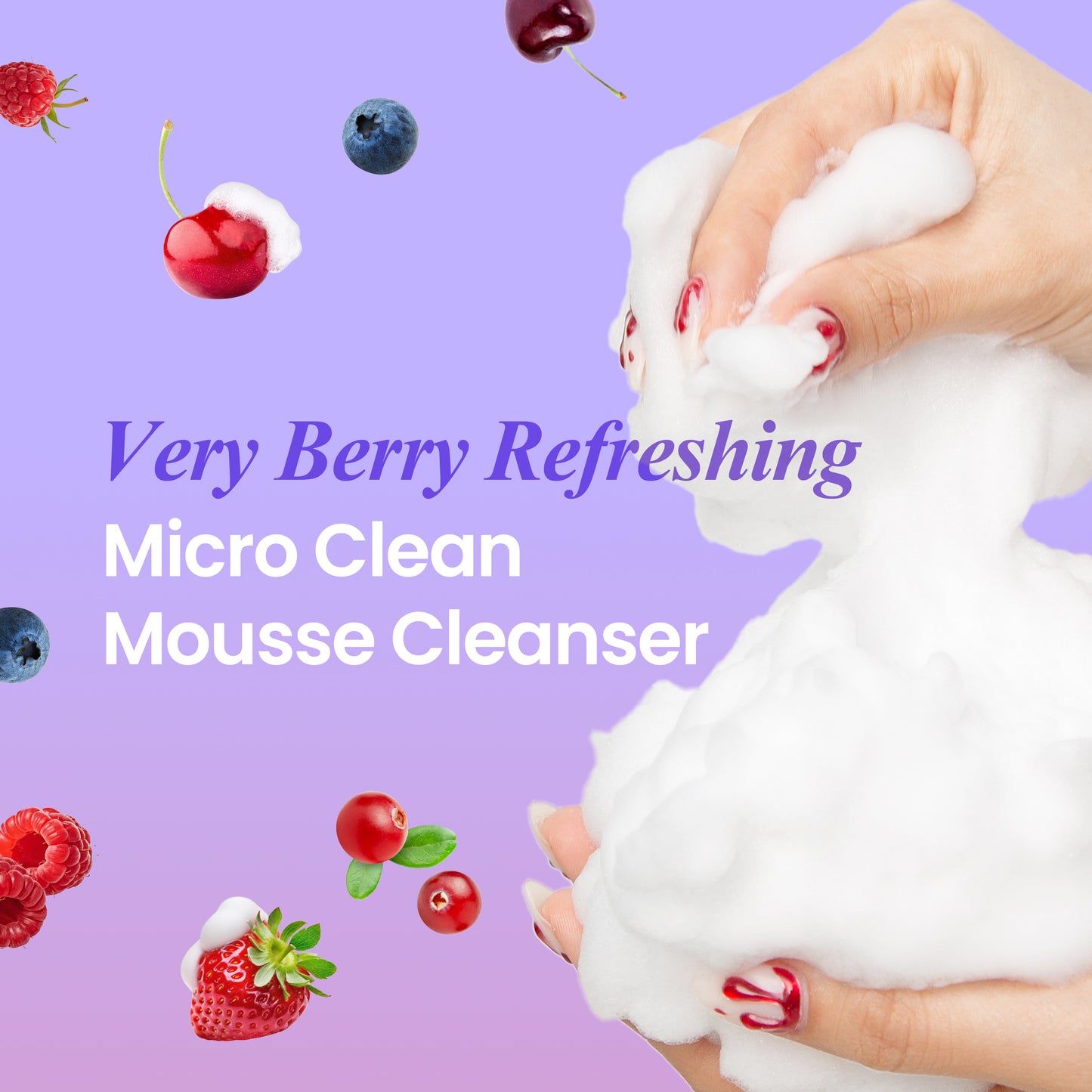[1BOX / 48ea] BERRYPERI PORE CLEANSING MOUSSE (150 ml)