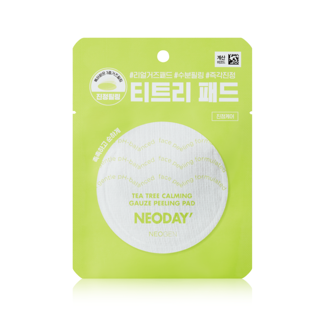 NEODAY TEA TREE CALMING GAUZE PEELING PAD (1ea)