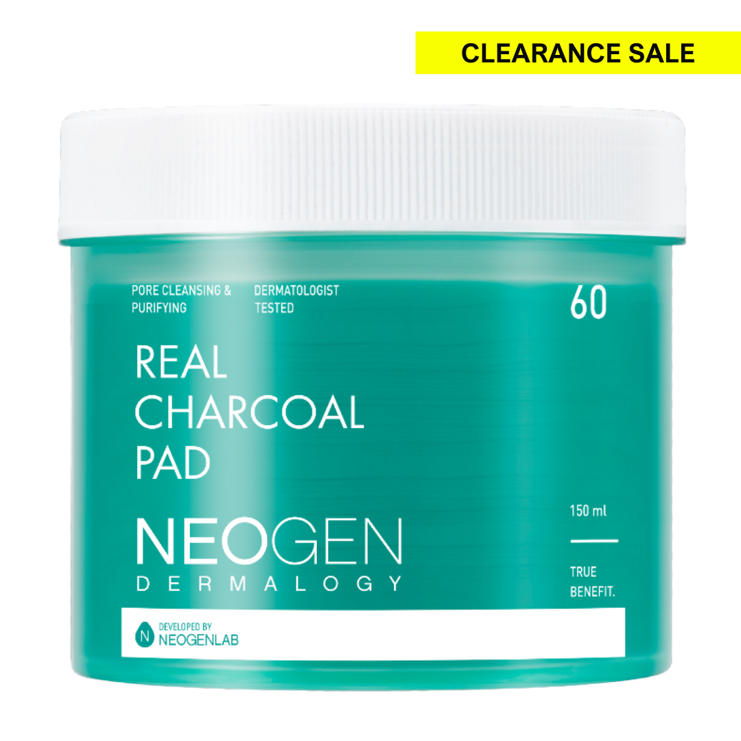 (CLEARANCE) NEOGEN DERMALOGY REAL CHARCOAL PAD (60 PADS) - VEGAN