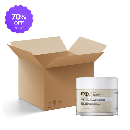[1BOX / 60EA] RE:P. Bio Fresh Mask with Real Calming Herbs 4.55 oz / 130g