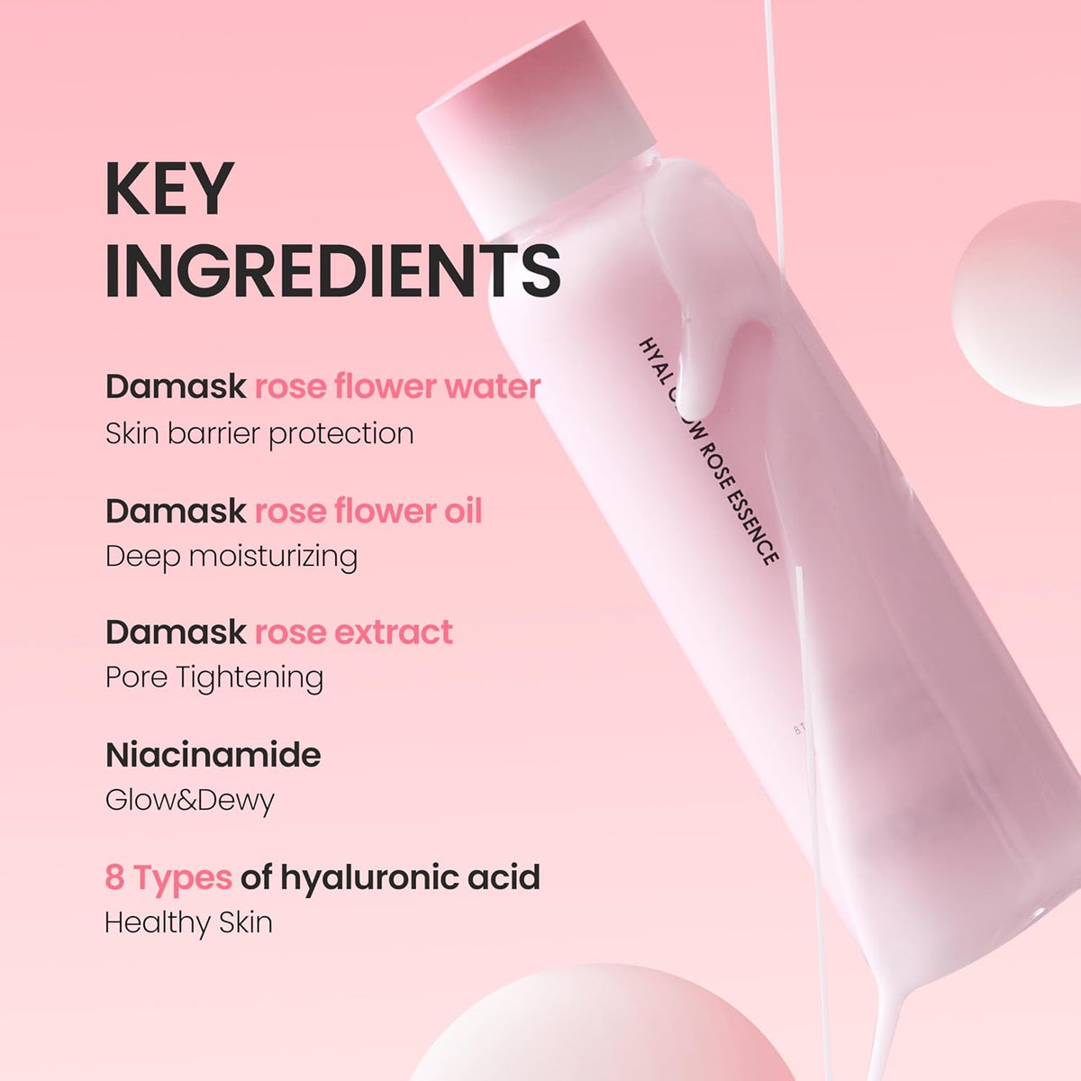 Hyal Glow Rose Essence 160ml