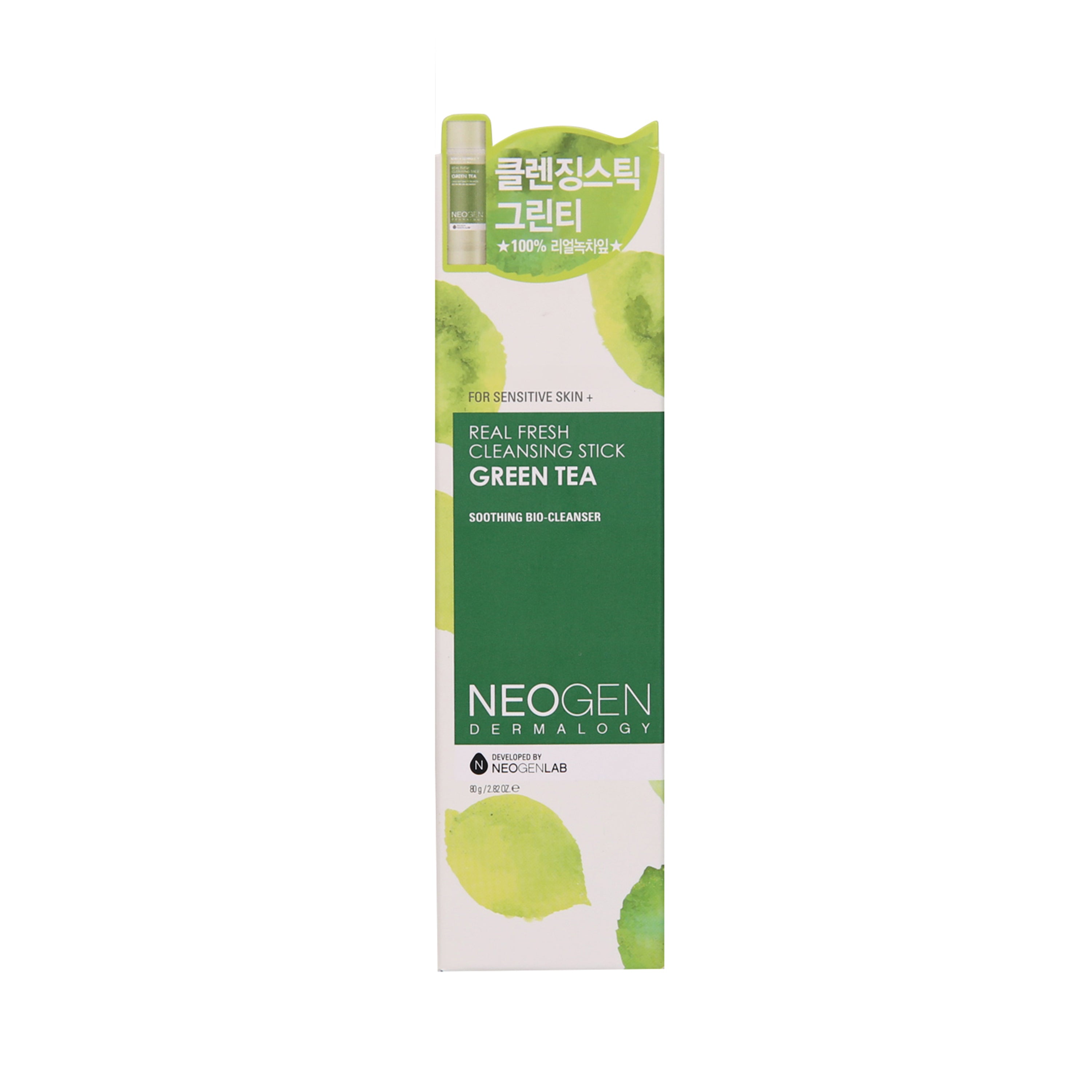 NEOGEN DERMALOGY REAL FRESH CLEANSING STICK GREEN TEA 2.82 oz / 80g