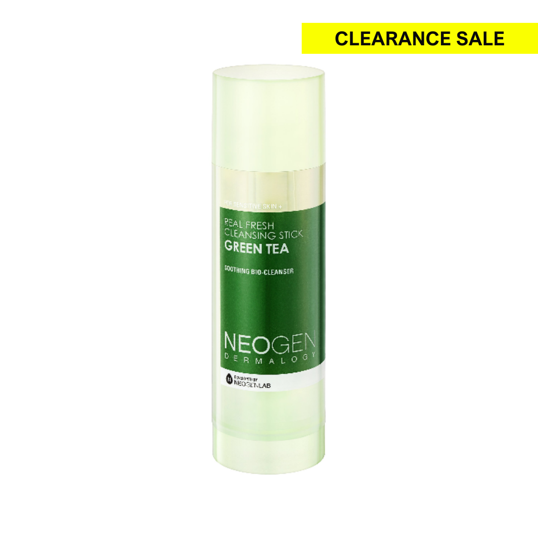 (CLEARANCE) NEOGEN DERMALOGY REAL FRESH CLEANSING STICK GREEN TEA 2.82 oz / 80g