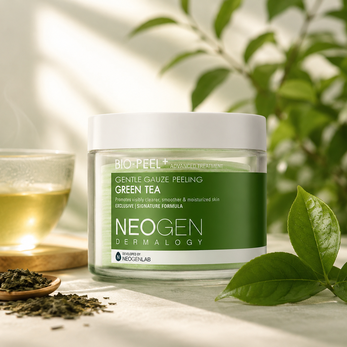 PG GAUZE ガーゼケット グリーン Bio-Peel Gauze Peeling Green Tea (30 Pads)