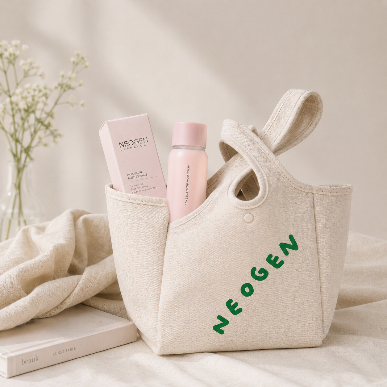 Hyal Glow Rose Essence 1+1+1 and get free gifts