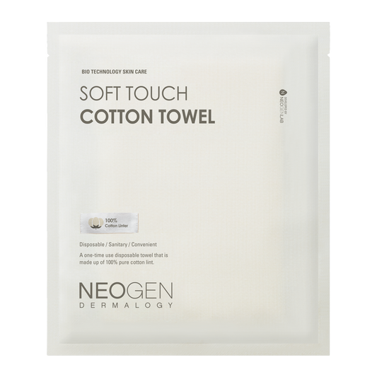 🎁 NEOGEN DERMALOGY Soft Touch Cotton Towel (1ea/5ea/10ea/20ea) (100% off)