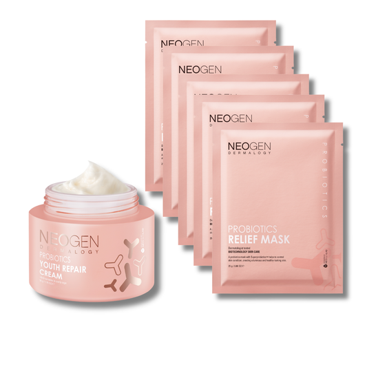 [Value Set] Probiotics Youth Repair Cream + Probiotics Relief Mask (5 sheets)