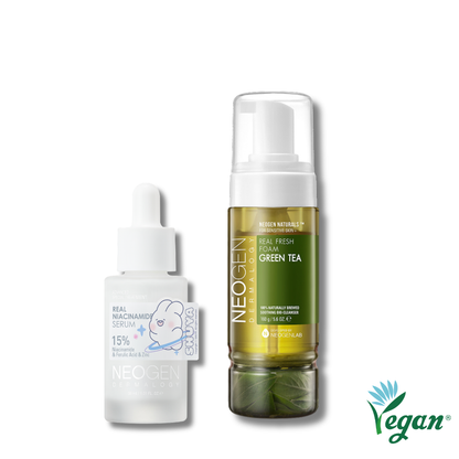 [Value Set] Shuya Toya Niacinamide Glow Up Daily Mask x Best seller (Real Fresh Foam Cleanser Green Tea)